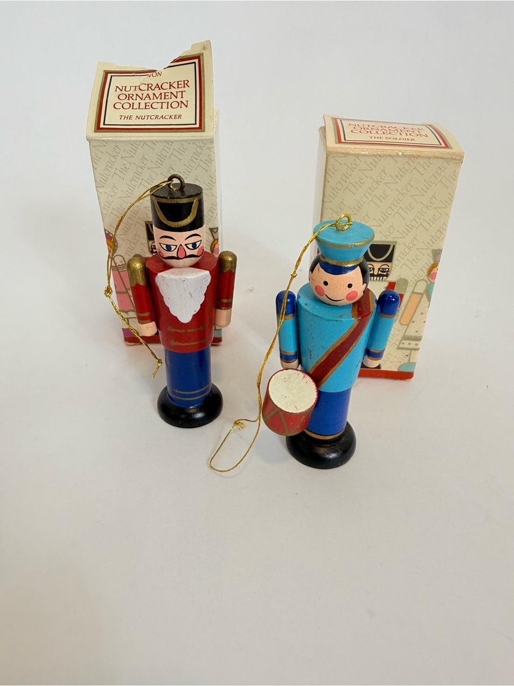 Avon Vintage Nutcracker Ornament Collection Soldiers 1984 2